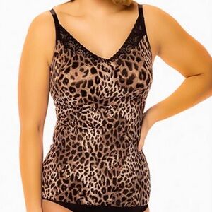 Ruby Ribbon Heritage Lace Cami - Leopard - 46